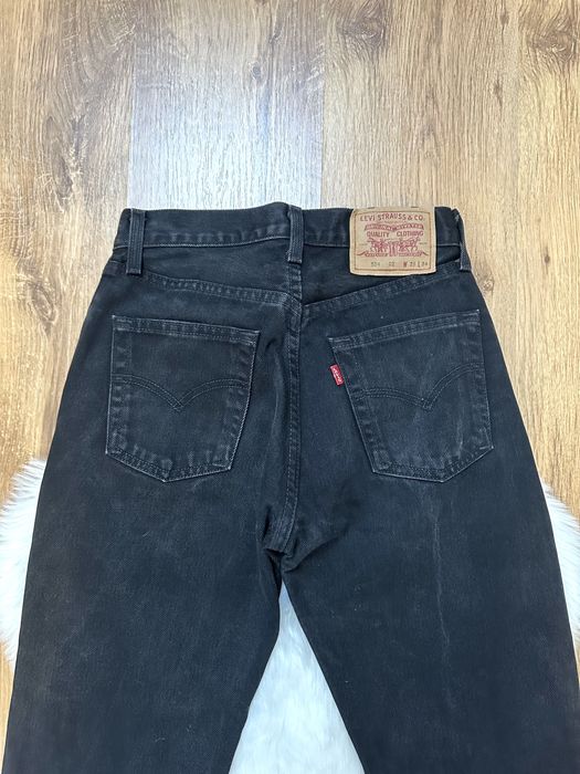 Spodnie dżinsowe jeansowe czarne 34 Levis vintage bawełna