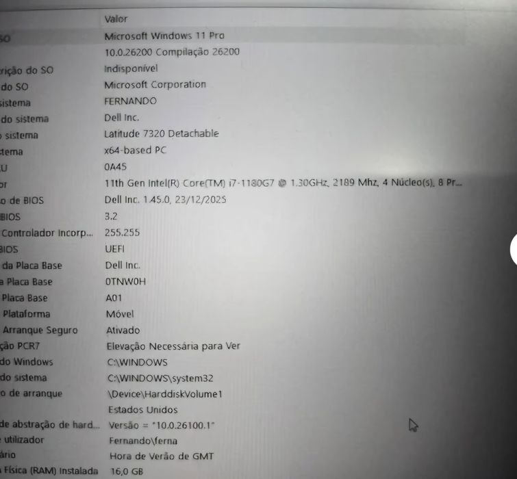 Dell 7320 2-in-1 detachable Intel I7