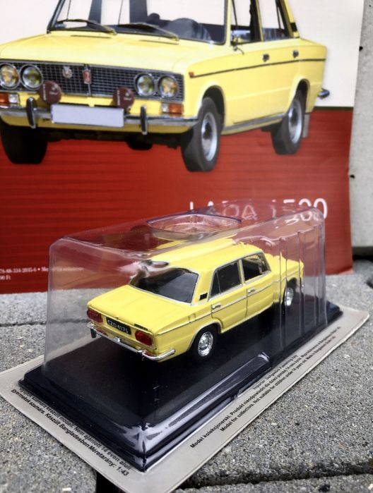 ŁADA 1500 #33-auta PRL,model,autka,kolekcja,plakat,folder