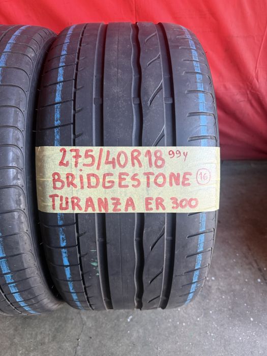 Pneus RFT 275/40/18 Bridgestone semi novos