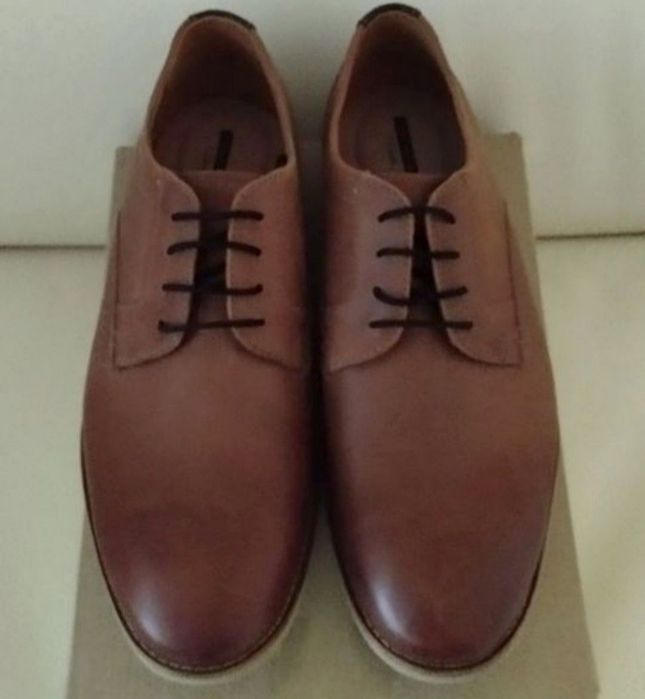 Clarks туфлі чоловічі нові елегантні шкіряні р.44,5