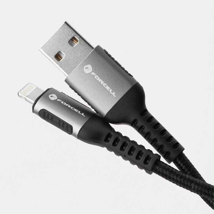 Kabel USB A do Lightning Forcell F-Energy 2,4A 12W Cafule 3 m C257