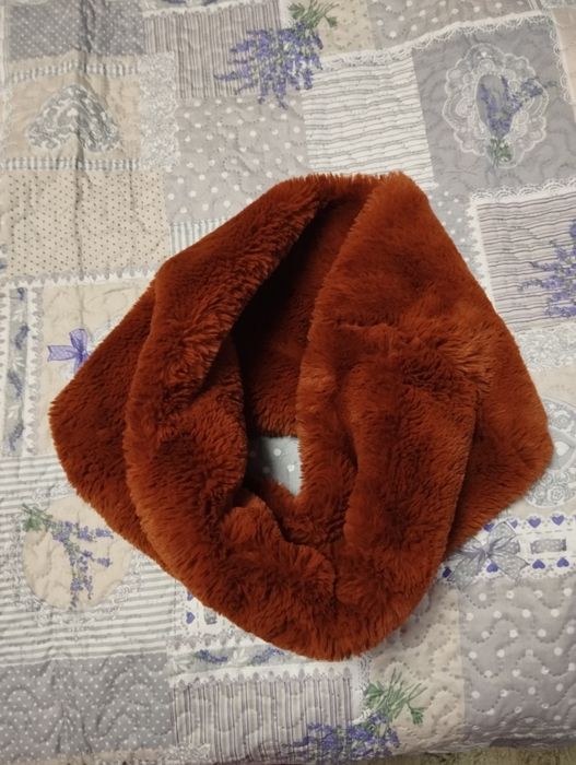 Меховой шарф-воротник