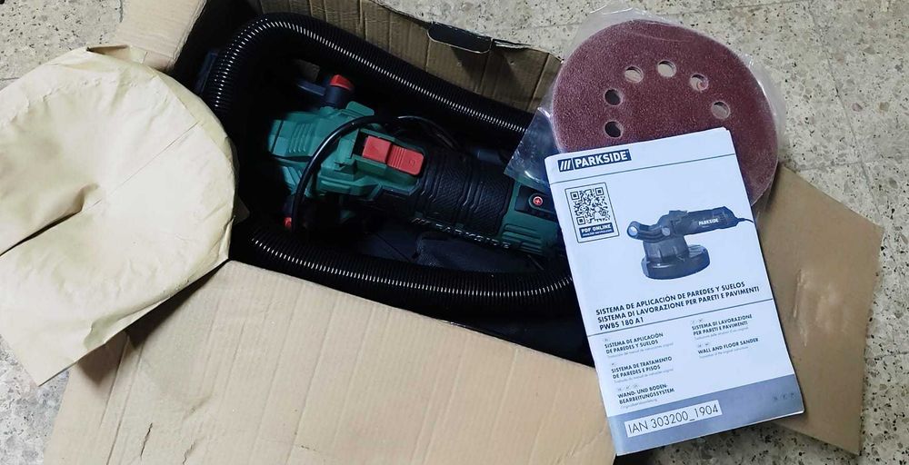 Lixadora Parkside Tetos / Paredes / Chão