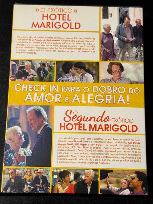 DVD do filme O exótico hotel Marigold, 2 filmes [Novo]