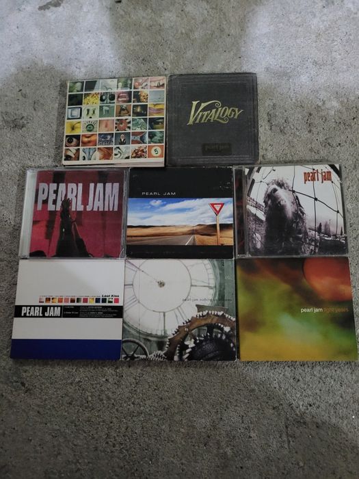8 cds de musica Pearl Jam