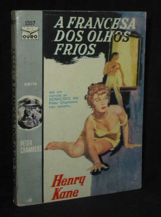 Livro A Francesa dos olhos frios Henry Kane Série Peter Chambers