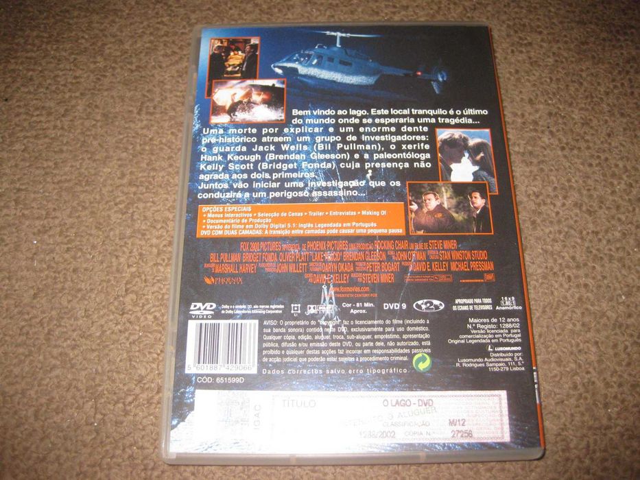 DVD "O Lago" com Bridget Fonda