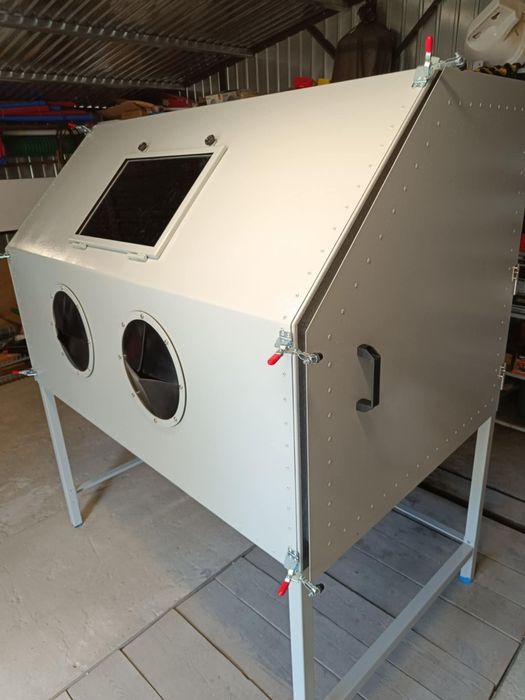 Zestaw do piaskowania Kabina piaskarka syfonowa piaskowanie