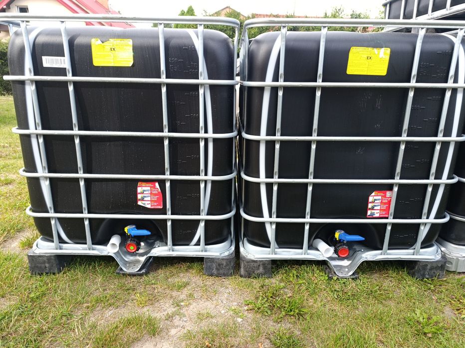 Zbiornik Mauzer 1000l Czarne Czyste