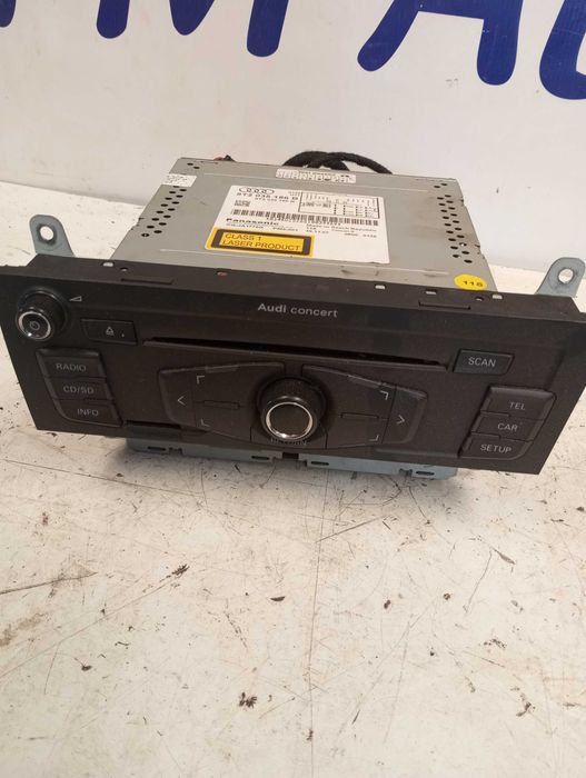 Auto-Rádio Audi Concert + Ecrã LCD - Audi A4 B8 / A5 8T / Q5 8R (Originais)