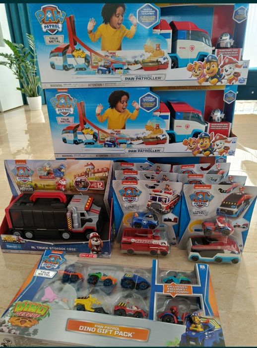 Samochodziki psi patrol true metal patrolowiec i chase