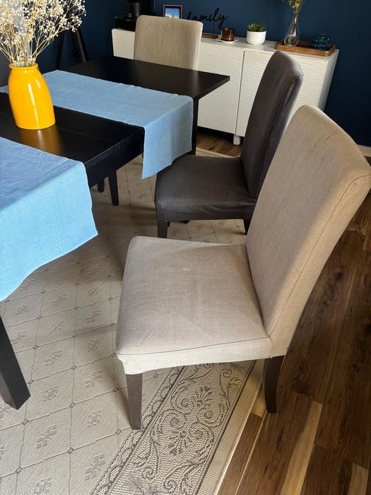 Mesa de jantar Ikea + 06 cadeiras estofadas