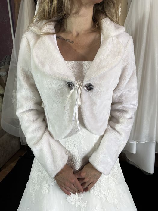 Весільні шубки, балеро, фати