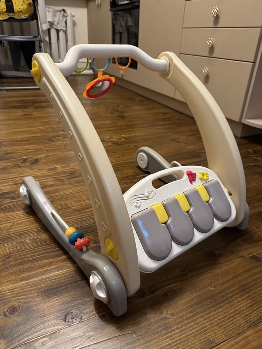 Інтерактивний ходунок/штовхач WOOPIE BABY 2 in 1 Ходунки з піаніно