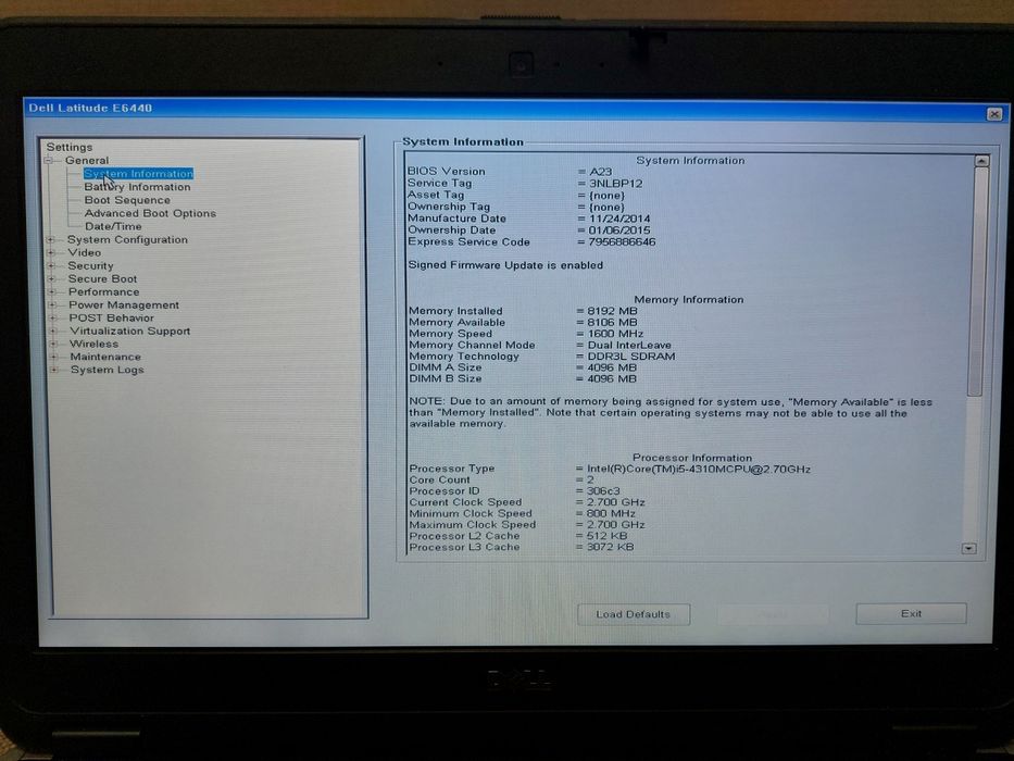 Ноутбук Dell Latitude E6440 i5-4310M,(1600x900)2,7GHz 8Gb DDR3,500hdd