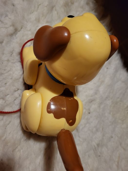 Zegarek i piesek do ciągnięcia fisher price.