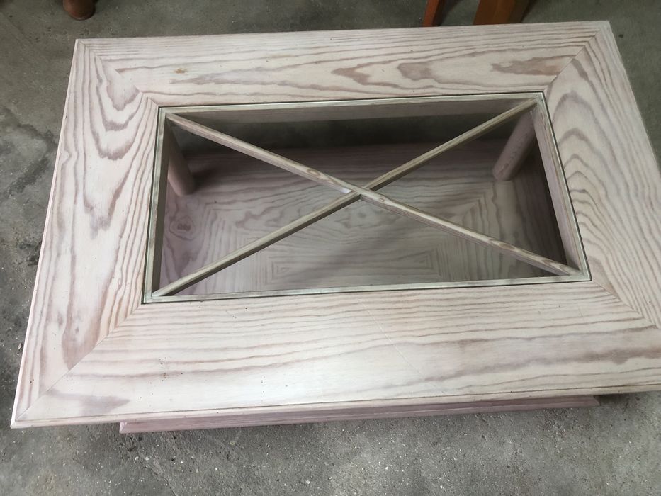 Mesa de centro decape rosa