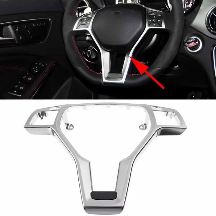 Aro moldura do volante mercedes amg  w204 w176 w212 x156 w117