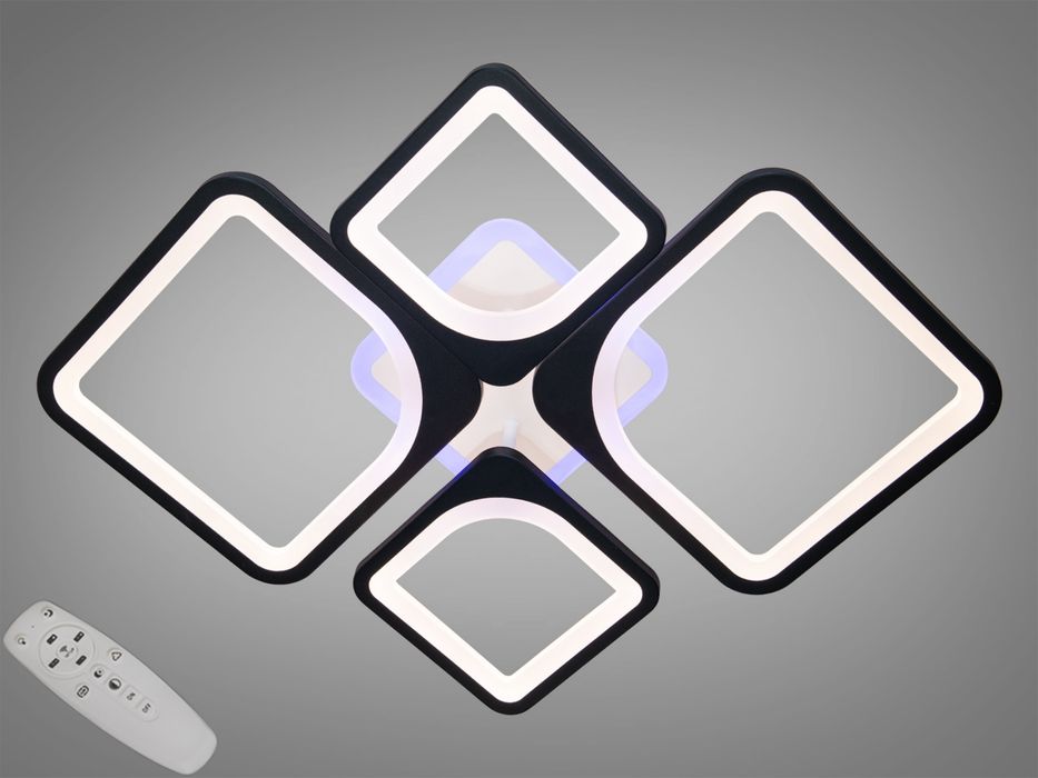 Светодиодная люстра с пультом 72W потолочная лед