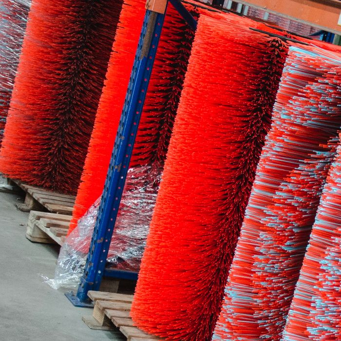 Szczotka zamiatarka - fi 550 mm, dł. 800 walcowa - gęsty PP