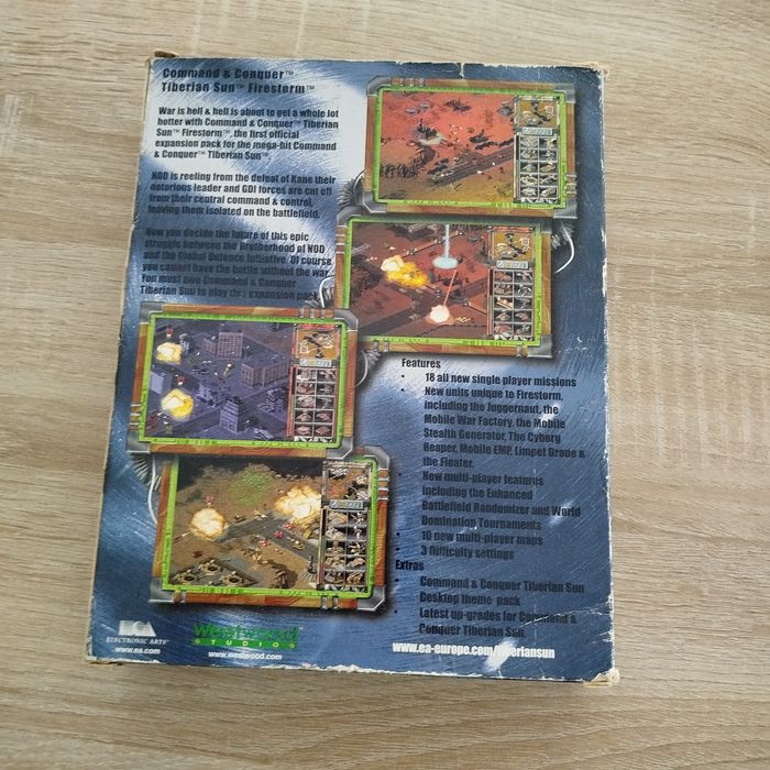 Command conquer Tiberium wars firestorm big box pc