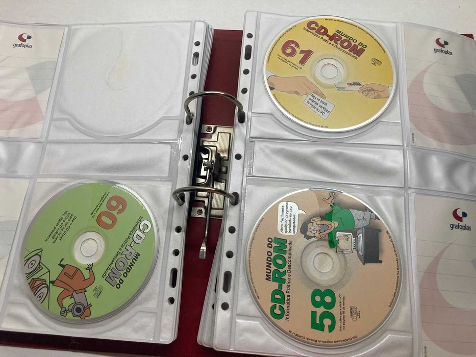 36 CDs "Mundo do CD-Rom: Informática Prática e Descomplicada"