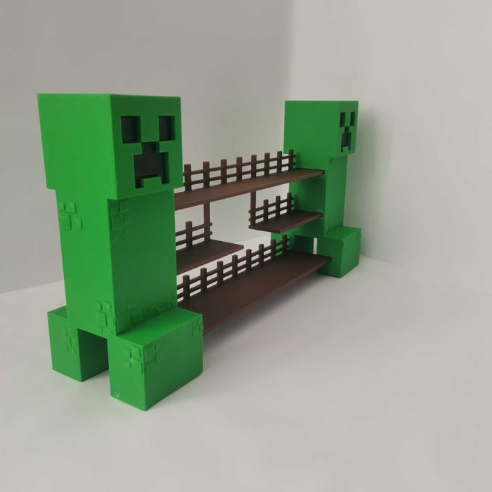 Поличка для фігурок Kinder Joy Minecraft (3D-друк)
