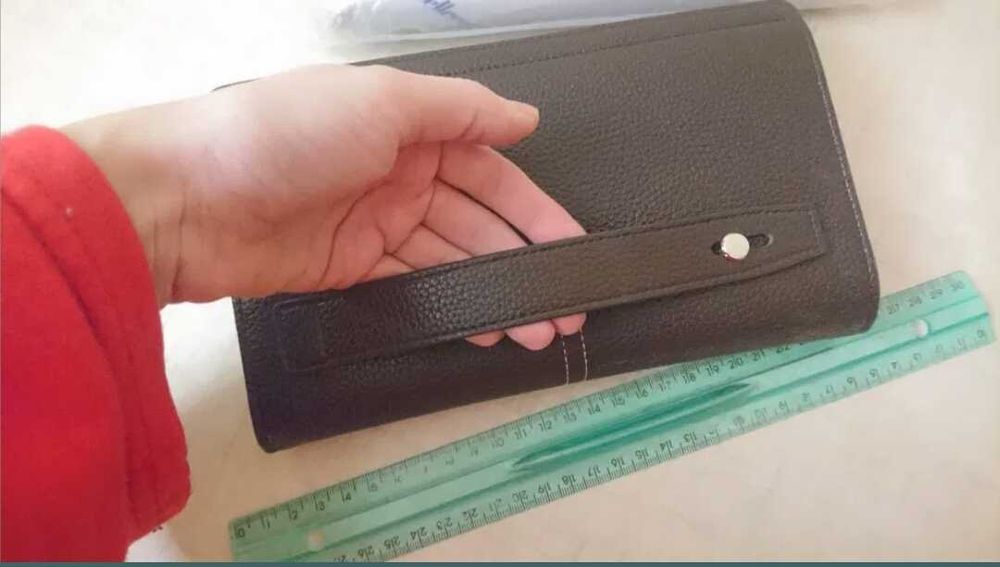 Новый ! Клатч, барсетка, кошелёк. Коричневый