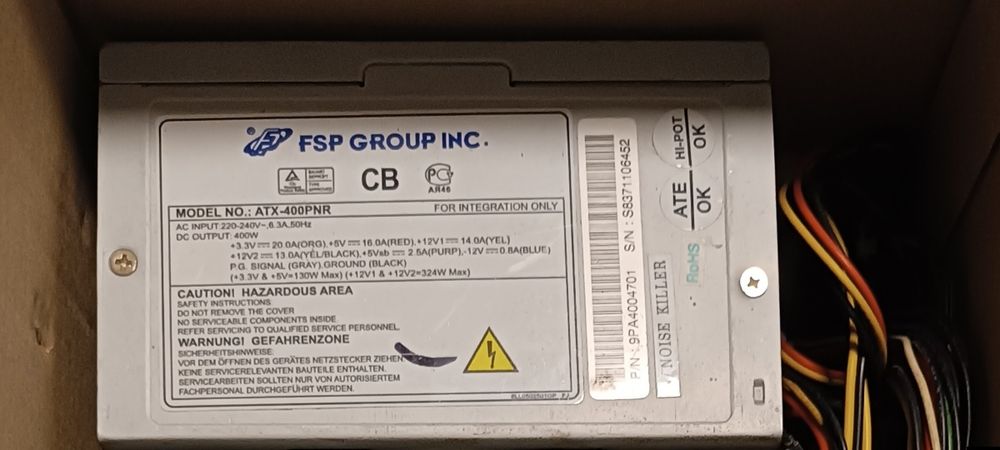 Блок питания FSP 400W