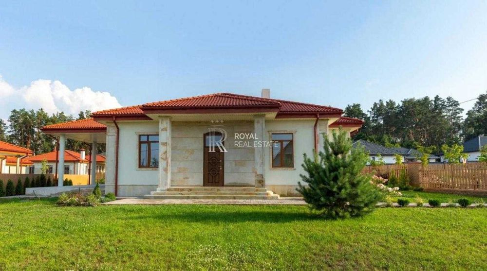 Продаж Будинок Лісова Буча 5 кімнат 216,75 м² 12 соток Одноповерховий Тераса 52 м² Гараж Керамоблок Утеплення Бучанський парк 800 м Тиха локація