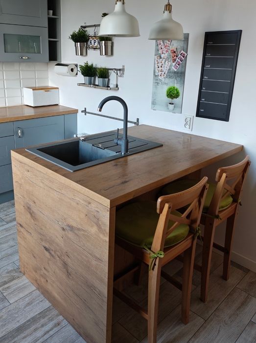 Krzesło barowe z oparciem hoker IKEA 2 szt.