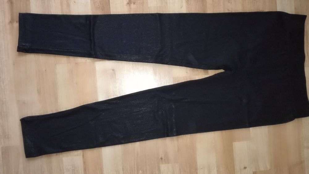 Legginsy spodnie skóra węża czarne!
