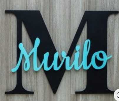 Letras em madeira é MDF