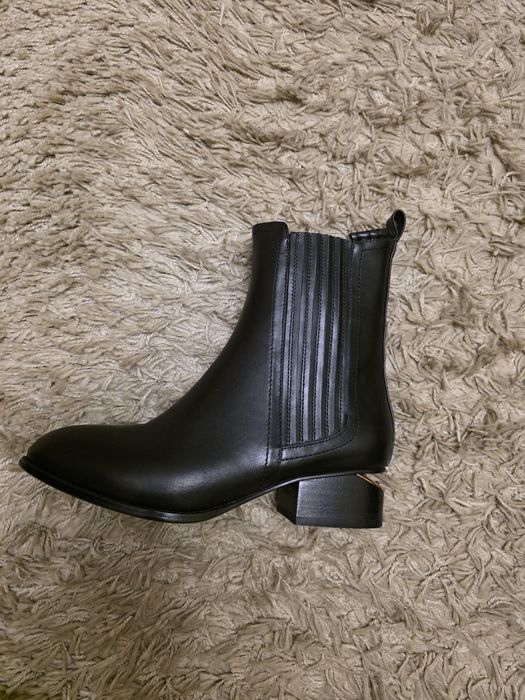 Шкіряні чорні черевики 'челсі Alexander Wang Anouck р38
