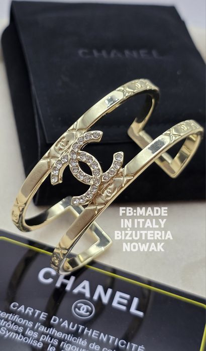 Bransoletka chanel cc cyrkonie