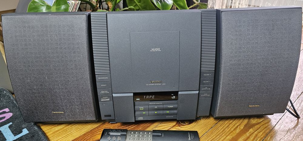 Technics SA-LS10 CD, radio, magnetofon microzestaw audio+oryg.pilot