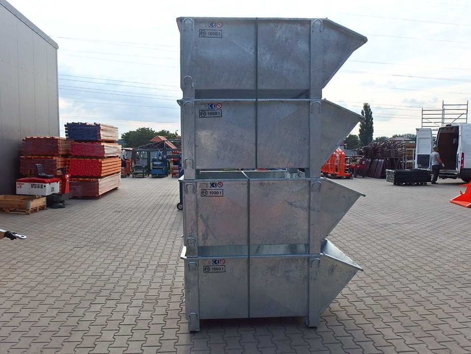 Pojemnik dźwigowy na śmieci beton gruz odpady EICHINGER 1000L OCYNK