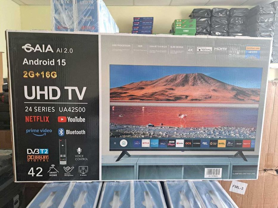 Телевизор 42 дюйма Samsung Smart TV 4K, T2 WIFI 45 телевізор+гарантія