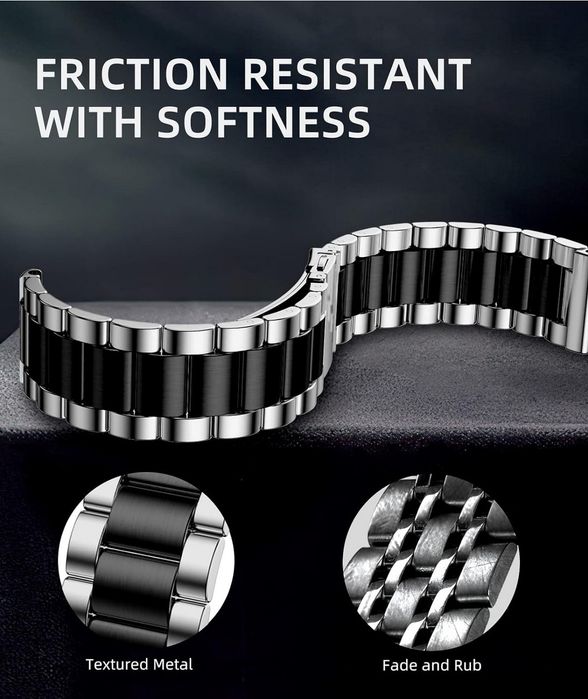 Pasek stalowy Anlinser do Samsung Galaxy Watch 4/5/6/Ultra