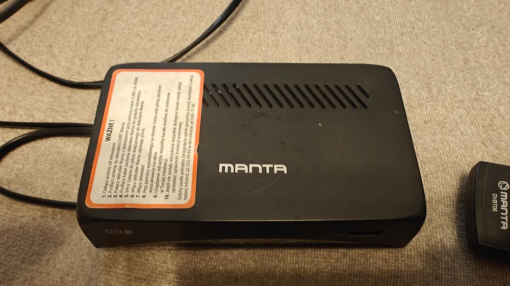 Dekoder DVB-T cyfrowy Manta
