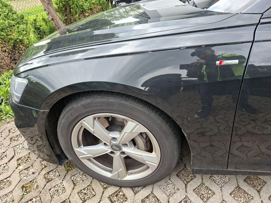 AUDI A6 4K C8 2018- 2024 S-Line Błotnik przedni lewy przód ładny aluminiowy