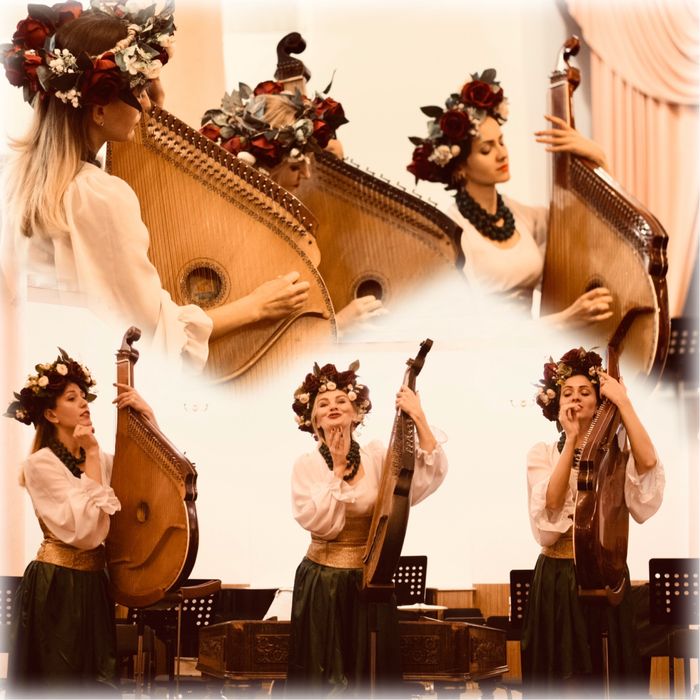 Жива музика на новий рік, Різдво, новорічні свята, бандуристи