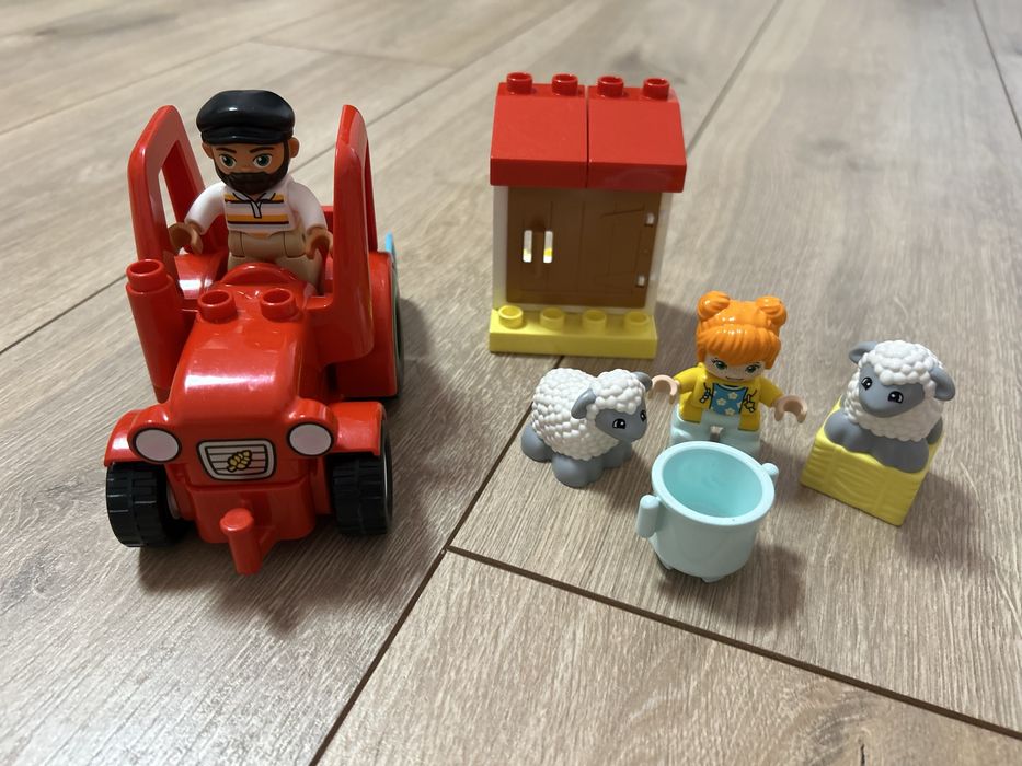 lego duplo traktor i zwierzęta gospodarskie 10950
