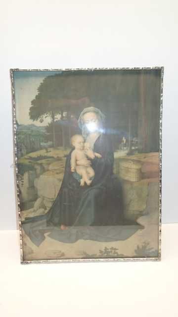 Gravura antiga de uma pintura de Gerard David