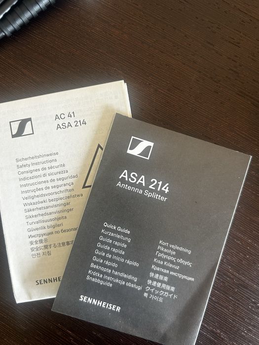 Sennheiser ASA 214-UHF 470–870 MHz – Novo / Nunca Usado