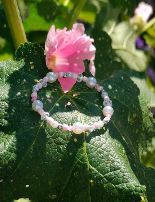 Bransoletka różowa