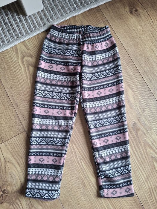 98cm, ocieplane legginsy, ciepłe spodnie getry
