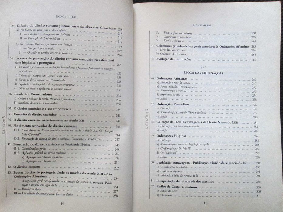 História do Direito Português, de Mário Júlio de Almeida Costa