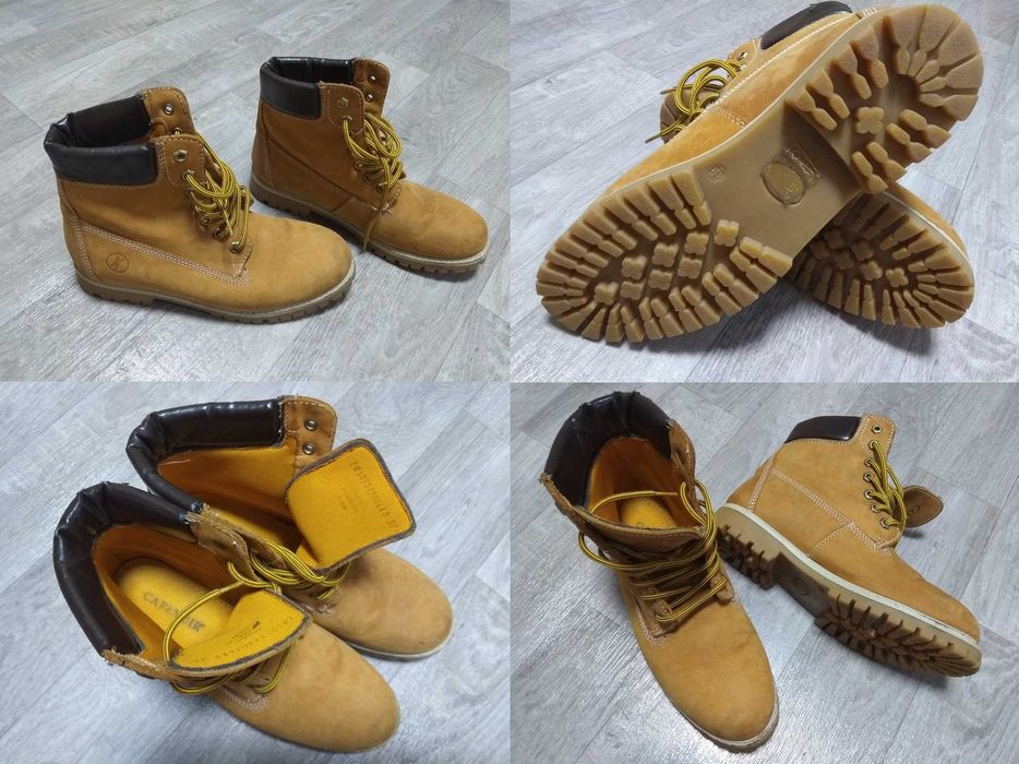 ботинки Cafe Noir 39 р. женские мужские жёлтые